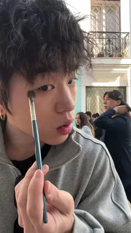ig:codownnn Cute trend:@bách #boysmakeup #makeup #santiago #universidad 
