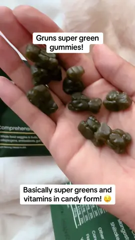 these are so good who ever said healthy couldnt taste good?  #gruns #grunssupergreens #grunsgummies #supergreens 