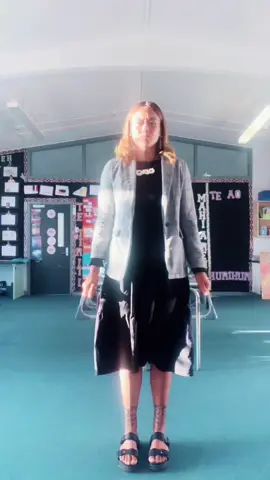 Half of my wardrobe the clothes are super big, but we make do of what we got. 🤪👩‍🏫#teacherfit #coolteacher #maori #fypnz #kaiako #outfit #OOTD 