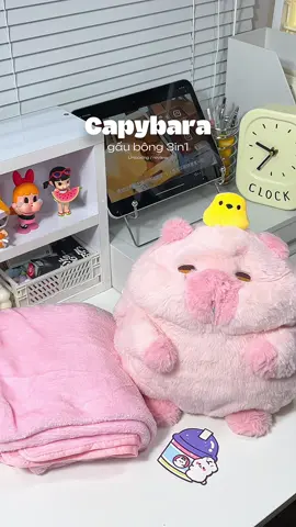 dễ thương quá tr 😍 #unboxing #foryoupage #gaubongcaocap #capybara #muataitiktok #gaubong #LearnOnTikTok #nghile2009 #capybara 
