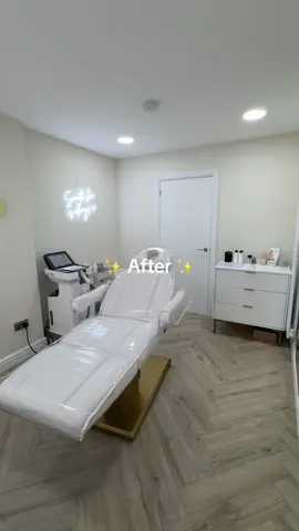 From my garage to my dream lil studio 🥺✨  #fyp #laserhairremoval #beautystudio #homesalon