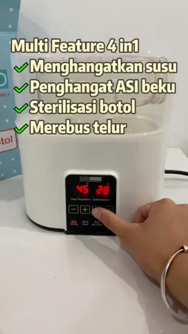 Alat sterilisasi penghangat susu 4-in-1 multifungsi dengan empat suhu yang dapat disesuaikan, cocok untuk mensterilkan susu hangat dan suplemen makanan#produkbayi #baby #bayi #Sterilizer Botol Bayi Kurah #Merekomendasikan 