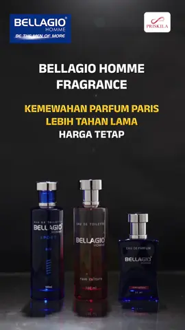 Bellagio Homme Fragrance kini hadir dengan tampilan baru, Bro! 😎 Rasakan sensasi kemewahan parfum Paris dengan formula baru yang lebih wangi, tahan lebih lama, namun dengan harga tetap.  Dapatkan produknya di Toko Modern, Toko Tradisional, Toko Kosmetik, dan Toko Terdekat Lainnya di Kota lo! 🙌 #BellagioHomme #BeTheMenOfMore #levelup