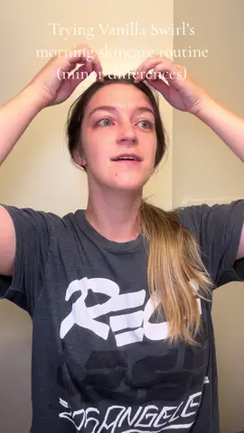 Its only been 3 days and I can already tell a difference 🧴🤩 @vanilla swirl 🍦 #fyp #skin #grwm #skincare #skincareroutine #skintok #morningroutine 