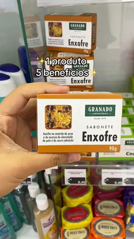 Sabonete de enxofre da Granado!✨🫧 #dicasdebeleza #comprinhasdefarmacia #produtosdebeleza #skincare 