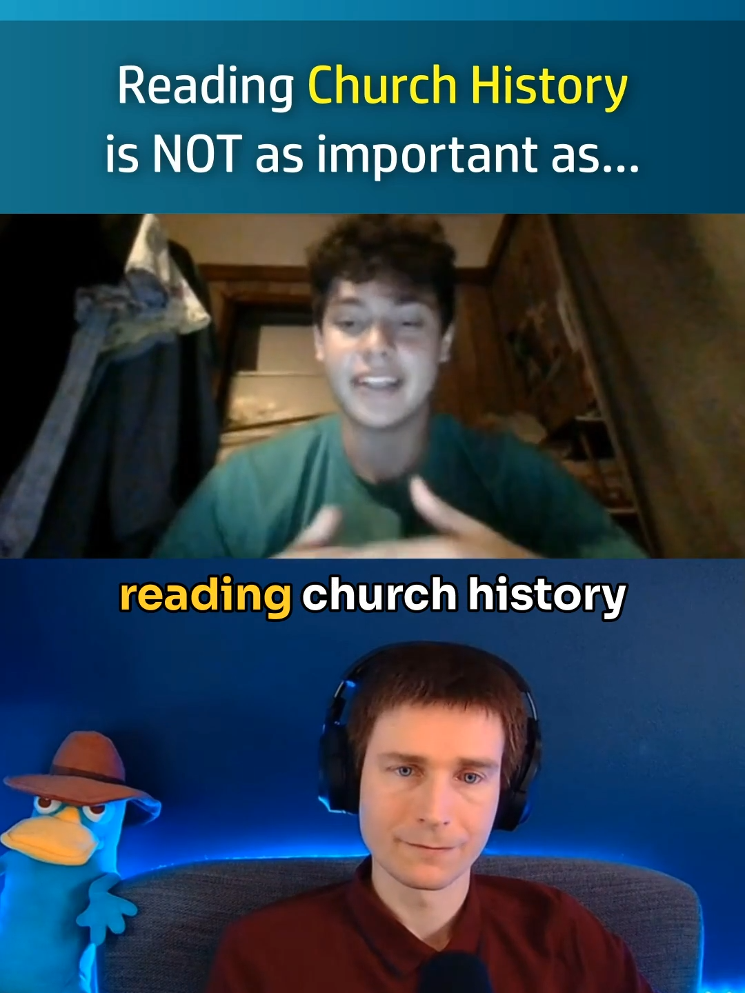 There's nothing wrong with reading church history, but many people put more focus on reading church history than reading the Bible. That's a problem when we are called to 
