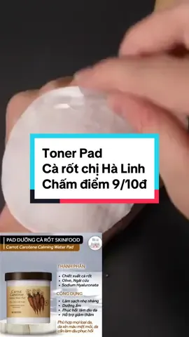 Toner pad cà rốt #xuhuongtiktok #viralvideo #riviewmypham #tonerpad #tonerpadskinfood 