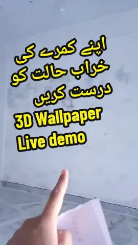 3D wallpaper  اپنے گھروں کو خوبصورت بنائیں #foryou #wallpaper #for #wallpapers #printing #abbottabad 
