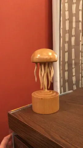 Come to our live to buy this special jellyfish 🥰🛒#woodworking #fyp #handmade #mechanical #cute #gift #wood #special #baiguuncle #funny #foryou #jellyfish #toy #tiktokshopbacktoschool 