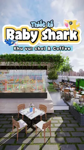 Thiết kế 3D khu vui chơi trẻ em Kids Coffee phong cách baby shark ( Architectural visualization Kids Cofee & Playground Baby Shark) #khuvuichoi #thietkekhuvuichoi #3drender#3danimation#3dvisualization