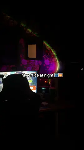 I cant help but be obsessed, it’s not my fault #GamingSetup #homeoffice #girlswhogame #overwatch2 #fridaynightvibes #rgblights 