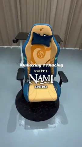 Ready, set, game! The Nami Edition TTRacing Chair is here to rev up your experience. Purchase now!!! #namiedition #ttracing #gamingchair #comfortchair #kerusigaming #fyp #swiftxnami