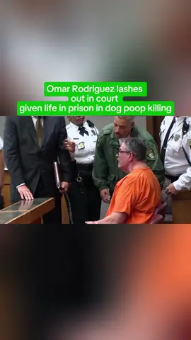 Omar Rodriguez lashes out in court; given life in prison in dog poop killing #localnews #court #courtroom #trials #crime #law 