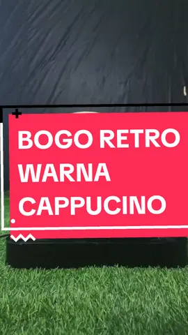 HELM BOGO RETRO WARNA CAPPUCINO