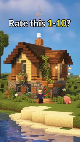 Starter House in Minecraft🏠 #Minecraft #minecraftbuilding #minecrafttutorial 