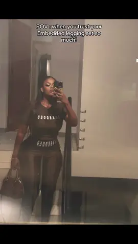 BIG BOSS DINOE MOLOISANE ON TOP OF THAT PREMIUM EMBEDDED LEGGING SET 😍🥂 #embedded #embeddedlegging 