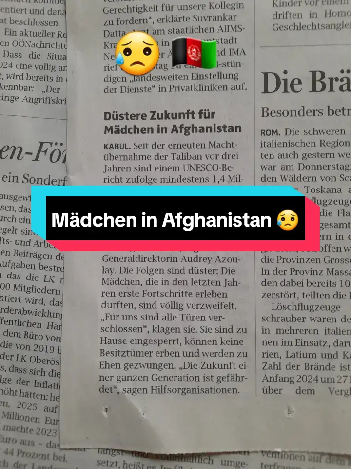 Mädchen in Afghanistan 😥 😥🇦🇫 #foryoupage #viral #foryou #Afghanistan 