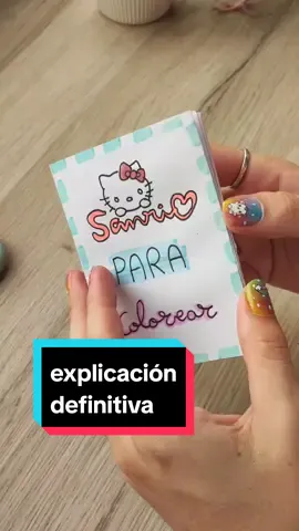 tutorial definitivo para hacer el librito de colorear#tutorial #DIY #manualidades #creative #handmade #idea #craft #sanrio 