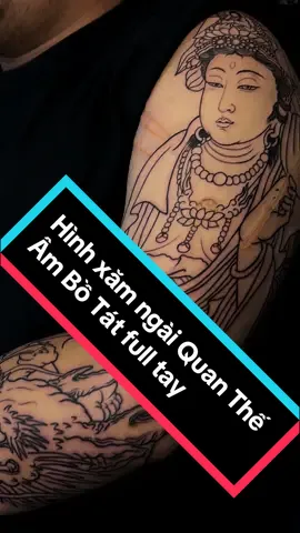 Hình xăm Phật bà Quan Thế Âm do mình thiết kế và thực hiện ❤️ #fyp #trending #trend #tattoocaolanh #hinhxamdep #fudomyoo #samuraitattoo #truongbaotattoo #xamhinhnghethuat #fudomyoo #hinhxamphat #quanambotathienlinh #newjapanese #xamhinhcaolanh 
