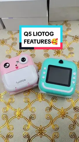 FEATURES AND HOW TO OPERATE THE Q5 LIOTOG INSTANT CAMERA PRINTER ON YOUR APPLICATION 🩷🩵 #portable #checkout #minicuteprinter #trending #fyp #fypシ #Tutorial 