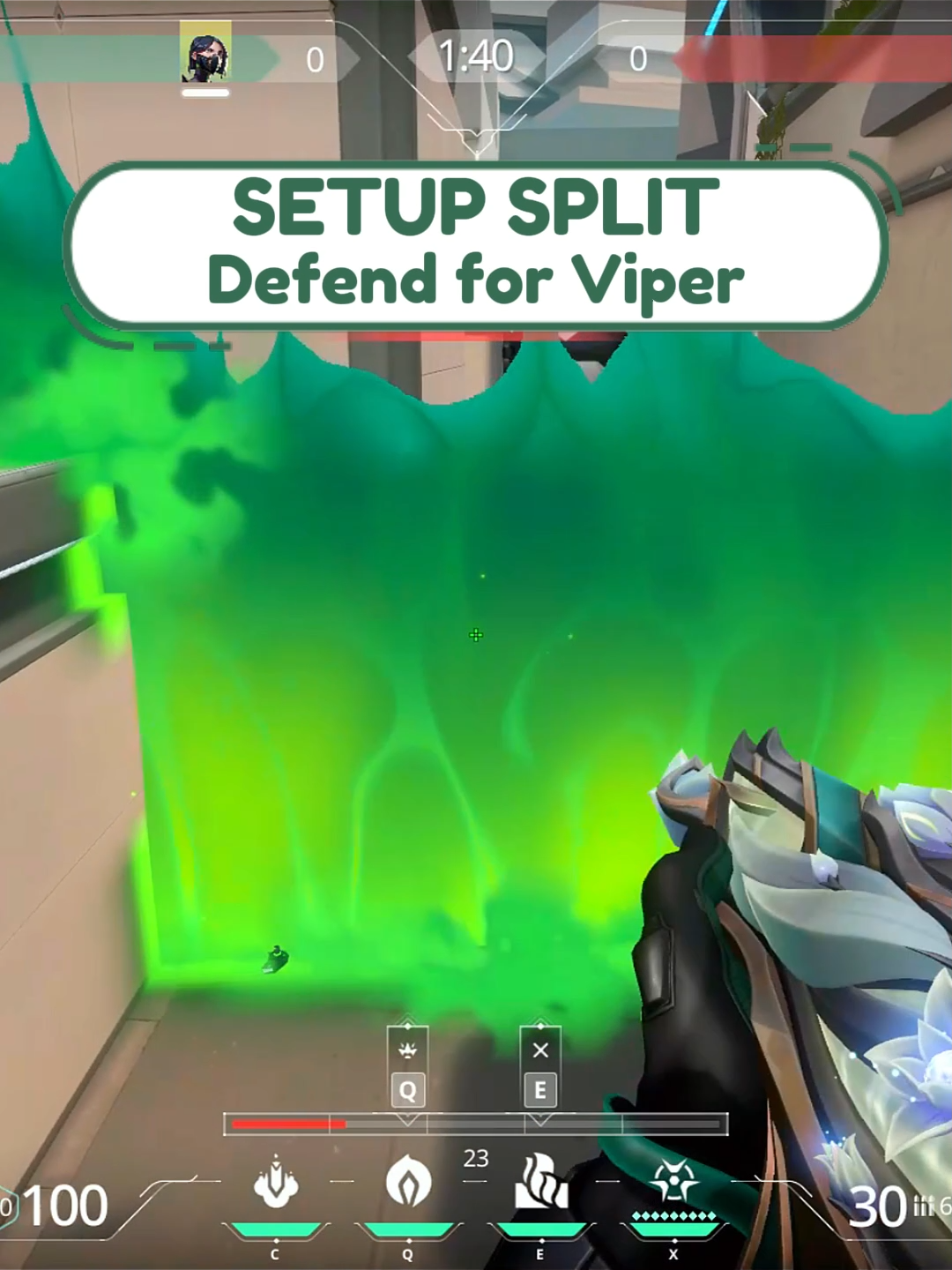 Setup Defend Split  #vipersunsetlineups #lineups #Valorant #setup #Viperlineups #xuhuongtiktok2024 #lineupsvalorant #setupvalorant #smokeoneway #splits #viper
