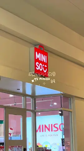 its always a fun time at miniso!! @Miniso Official #Vlog #fy #fypage #miniso #sanrio 