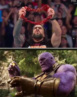 Roman Reigns porte l'Ula Fala, tout comme Thanos avec les Pierre Infinity 🔥🔥#romanreigns #OTC #Marvel #Gaming #Smackdown #Bloodline #JacobFatu 