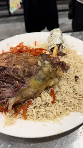 Mutton Leg & Kabuli Pulao  #food #pakistan #streetfood #uk 