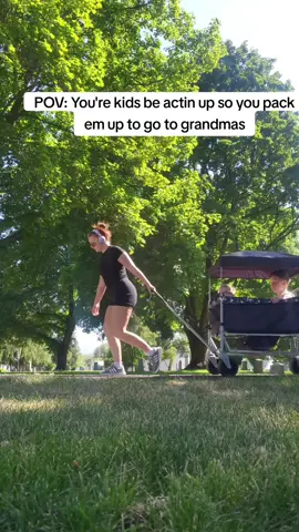 POV: Your kids are acting up so you pack them up and take them to grandma and grandpas house #funny  #MomsofTikTok  #kidsoftiktok  #fyp  #capcutedit  #hpsamomfluncer @Husband PSA 