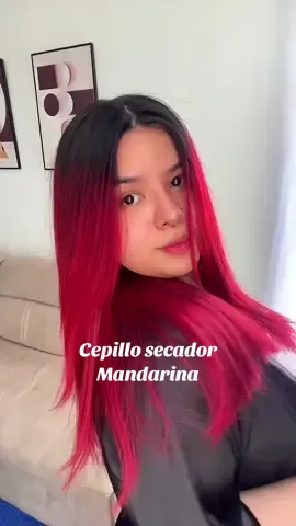 Respuesta a @mariela gonzalez me compré este de @Mandarinna ✨ y está bastante bueno, soy crespa y alisa súper 🥰 #cepillosecador #hairstyle #HairCareTips #haircareroutine 
