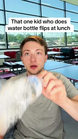 That one kid who does water bottle flips at lunch #greenscreen #school #fypシ #pov #nostalgia #middleschool 