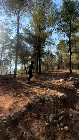 In the forest 🇯🇴⛰️☀️🫶✨ #sportsontiktok  #Running  #amman 