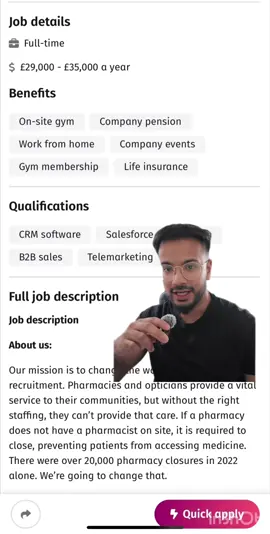 Here’s another tech sales jon. If you’re interested drop me a follow and comment and i can share the link. #fyp #techsales #techtok #sales #ai #healthcare #jobsearch #entryleveljobs 
