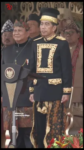 Sejarah Baru Semangat Baru Peringatan Upacara HUT Ke-79 Kemerdekaan Republik Indonesia, Ibu Kota Nusantara (IKN) Kabupaten Penajam Paser Utara Provinsi Kalimantan Timur, pada Sabtu 17 Agustus 2024.