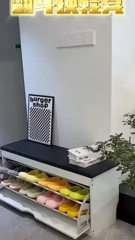 Rak Sepatu Duduk Sofa / Rak Sepatu / Rak Sepatu dan Bangku MultifungsI/ Lemari Sepatu Dengan Dudukan Sofa #tiktokshopindonesia #perabotanrumahtangga 