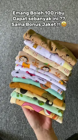 Busa buat gonta ganti setiap hari nih bun sekali beli dapat 7 setel sama bonus jaket 😍#setelananak #setelanmurah #fyp #setelanbayi #fashionanak 