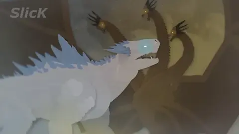 shimo vs king ghidorah | Monsterverse | Animation #kingghidorah #shimo #godzillaxkongthenewempire #tiktok #ฟีดดดシ #fypシ #fyp 