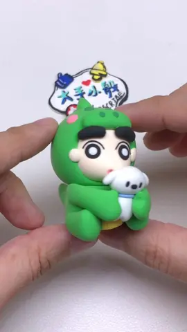 Crayon Shin-chan #clay #clayart #crafting #DIY #shorts 