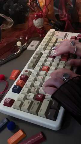 🎮80Retros GAME 1989 Keycap Set link in bio 🎮Discount code：strawberryjam1986 🎮A Nostalgic Tribute to the Golden Era The 80Retros GAME 1989 Keycap Set is a homage to an iconic year that revolutionized the gaming world. With the timeless Cherry profile, it offers a classic typing experience cherished across generations. 🎮Epomaker Galaxy70 keyboard is fabulous link in bio 🎮Discount code：strawberryjam1986 🎮Perfect creamy thock sound, my new love: HUANO Blossom Odyssey Switch, linear. . . . . Is this your vibe? Getting addicted to keebs tapping sounds. Crazy obsessive satisfying keebs. #asmr #keyboardasmr #keyboard #customizedkeyboard #cutekeyboard  #keyboardart#typing#assemble #typing #mechanicalkeyboard #keycaps #keyboardbuild #epomaker @epomakerkeyboard 