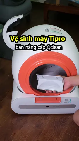Trả lời @Vivian0903 Vệ sinh máy dọn cát tự động Tipro dễ dàng #mookipet #maydoncat #qclean #tipro #nuoimeothongminh #maydoncattudong 