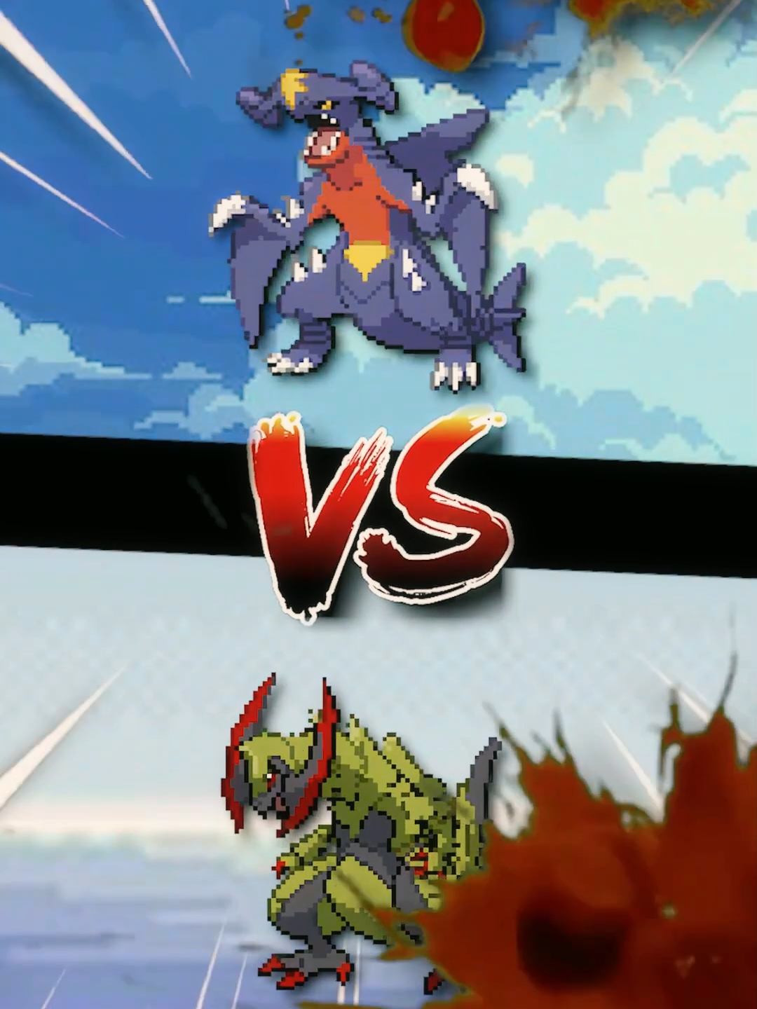 Haxorus Vs. Garchomp was Insane... #pokemon