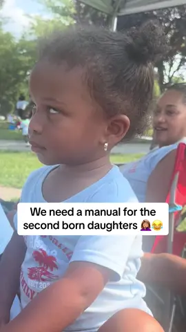 A second born girl raising the second born girl 😩 its a lot im losing the battle 😂😂 #thesecondborn #eyeroll #babyattitude #toddlerattitude #toddler #fyp 