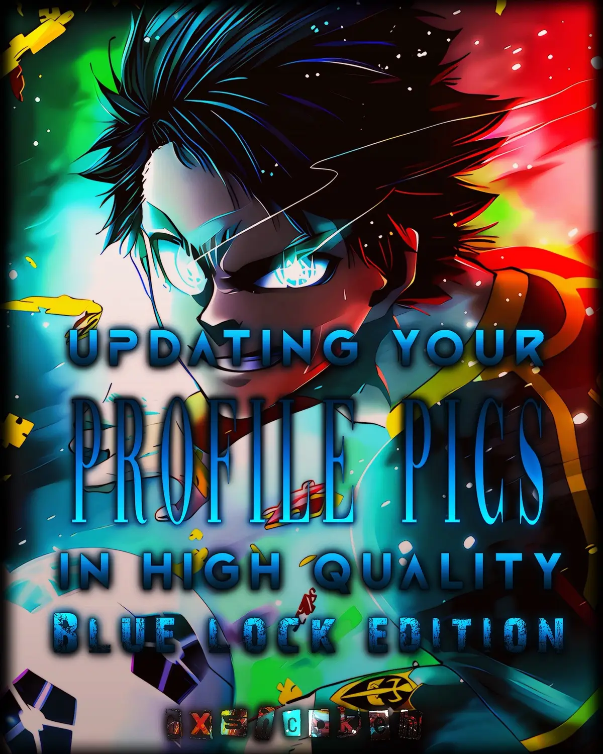 Why is blue lock fan coloring so good? #bluelock #pfpsbybxsic #profilepics #pfps #fypツ 