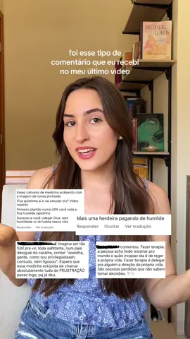 O que vocês acham disso? Pra quem viu o vídeo, entendeu a mensagem que eu quis passar?  Espero que sim 🫶🏼 Nunca tinha feito um vídeo assim respondendo comentários, se vocês gostarem eu faço mais  Pq sempre vai ter algum hater pra eu reponder kkkkkkkk #hater #haters  #repondendocomentarios #comparacao #privilegio 