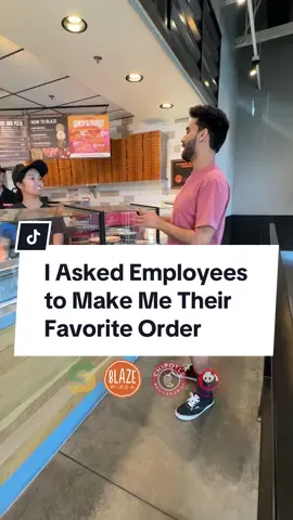 I asked employees to make me their favorite order
