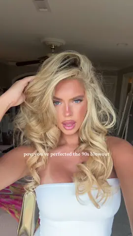 thank god for The Dyson and rollers😌🙏🏼 @Dyson USA #hairinspo #fyp #blowout #90sblowout #makeupinspo #blondie #petshopboys 