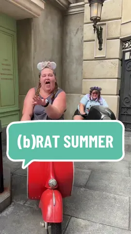 💚 You’ve heard of Brat Summer, but have you heard of Rat Summer? Deanna had this hilarious idea to Disney Bound as Remy from Ratatouille and dance to 360 by Charli XCX in Epcot, and it really grew from there! 😂  #DisneyWorld #PlusSize #DisneyAdult #brat #charlixcx #epcot