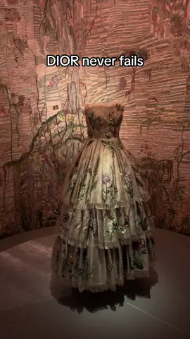 Christian Dior never fails. This is a masterpiece #dress #dior #art #masterpiece #fashion #paris #installation #museum #trend #viral #foryou #fyp 