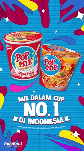 Terima kasih Sobi-Sobi yang selalu nikmatin Pop Mie! Berkat Sobi, Pop Mie selalu jadi mie dalam cup nomor 1 di Indonesia. Kuy, terus bareng sama Pop Mie ya! #Nomor1DariDulu #PilihanSobiPalingMantul #TopUpSeruLo