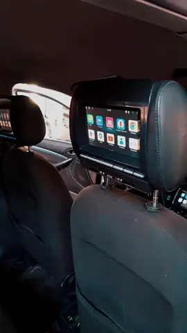 instalação encostos de cabeça com tela monitor espelhado Ford focus 🚘🤝